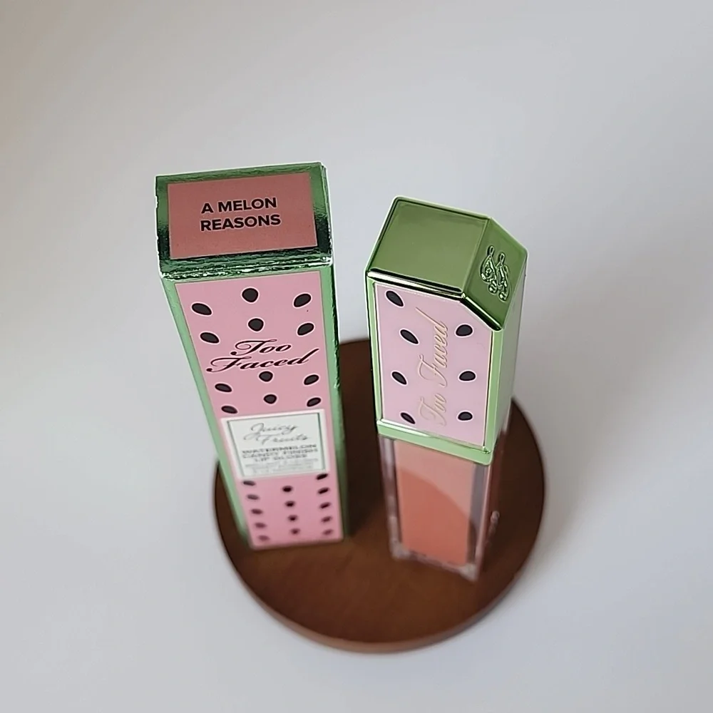 Too Faced Watermelon Candy Finish Lip Gloss - A Melon Reasons